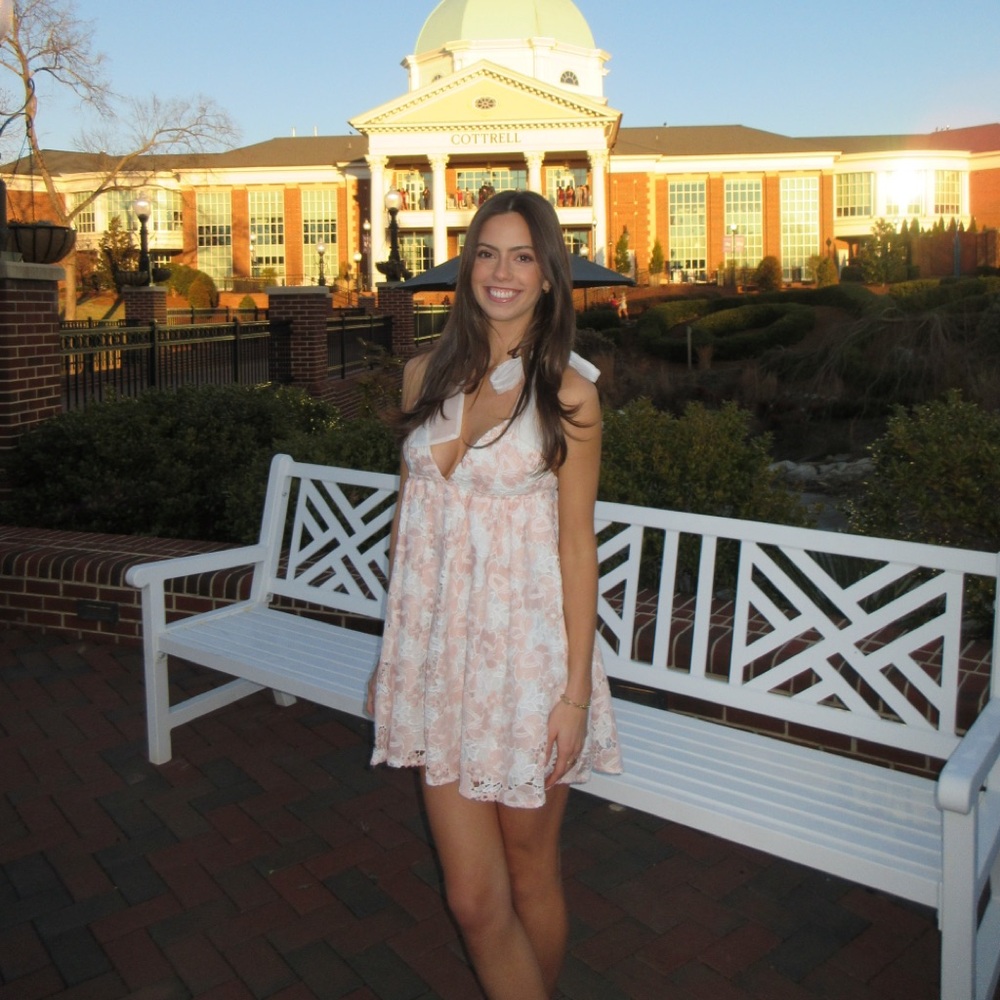 Hello Molly Pink Cherry Blossom Mini Dress - Picture 4 of 4